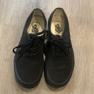 Black Low Top Vans